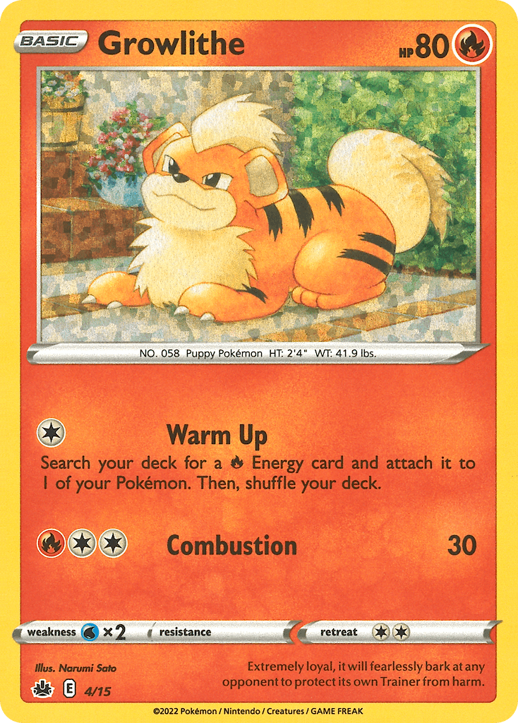 Growlithe McDonald's Collection 2022