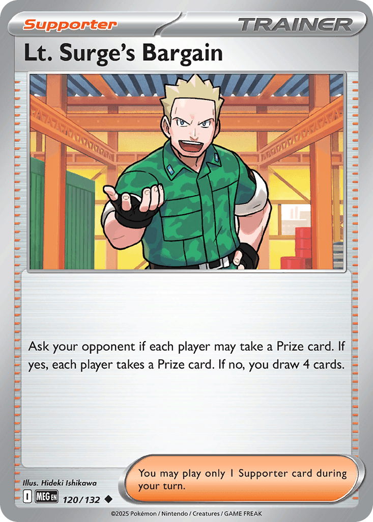 Lt. Surge's Bargain Mega Evolution
