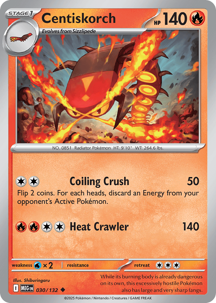 Centiskorch Mega Evolution