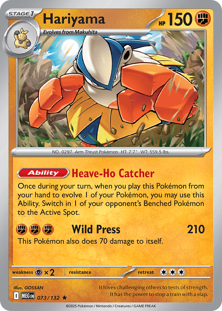 Hariyama Mega Evolution