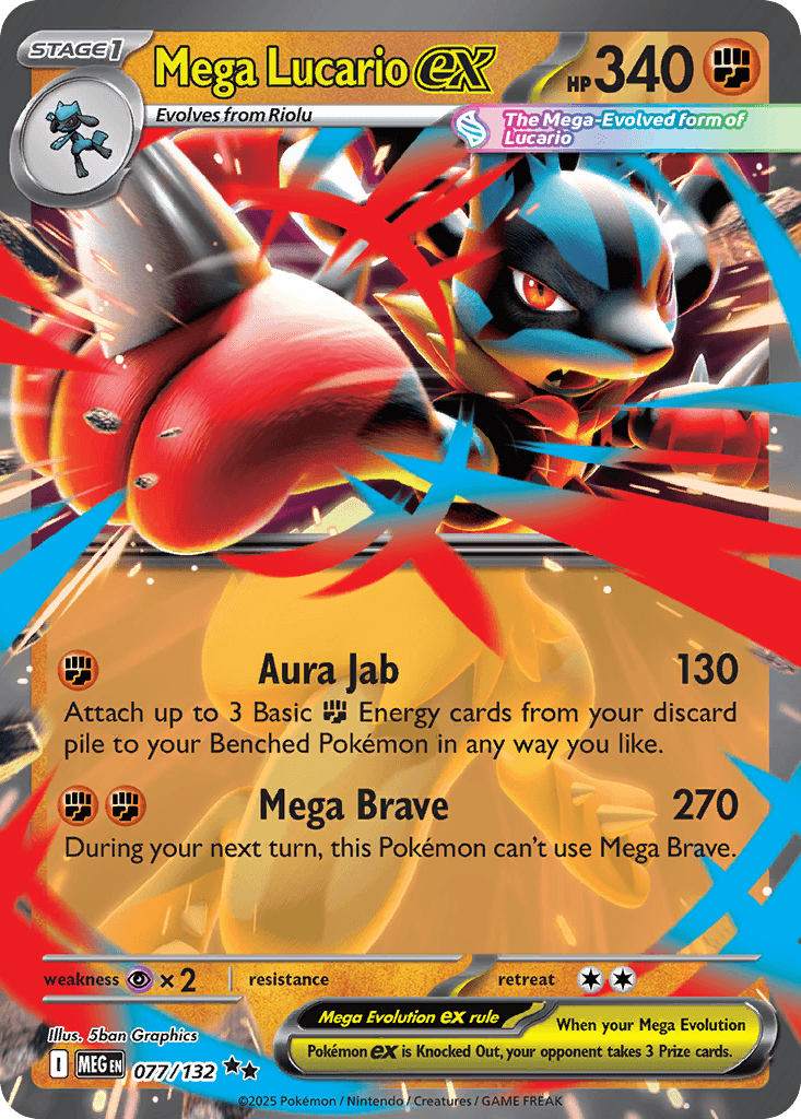 Mega Lucario ex Mega Evolution