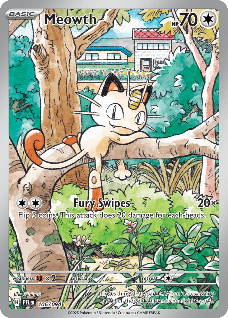 Meowth Phantasmal Flames