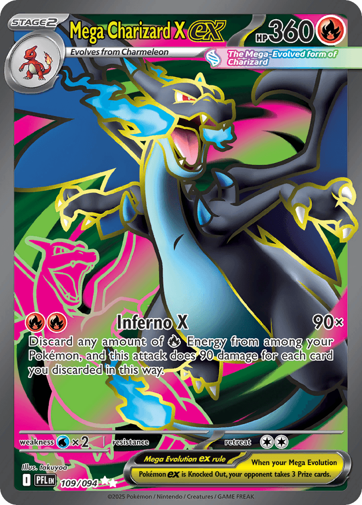 Mega Charizard X ex Phantasmal Flames