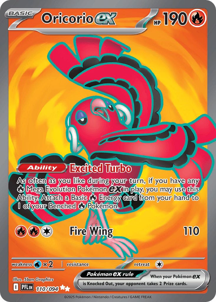 Oricorio ex Phantasmal Flames