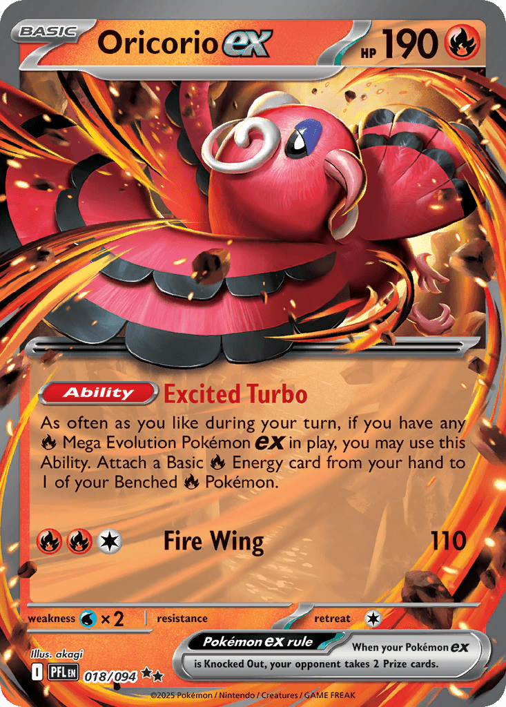 Oricorio ex Phantasmal Flames
