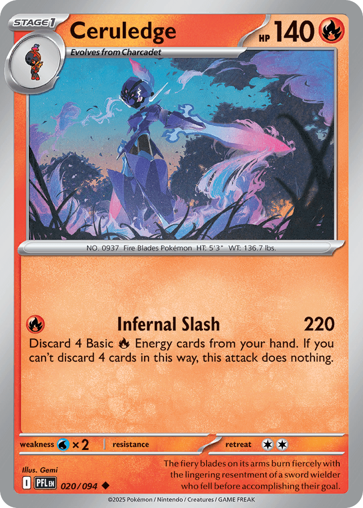 Ceruledge Phantasmal Flames