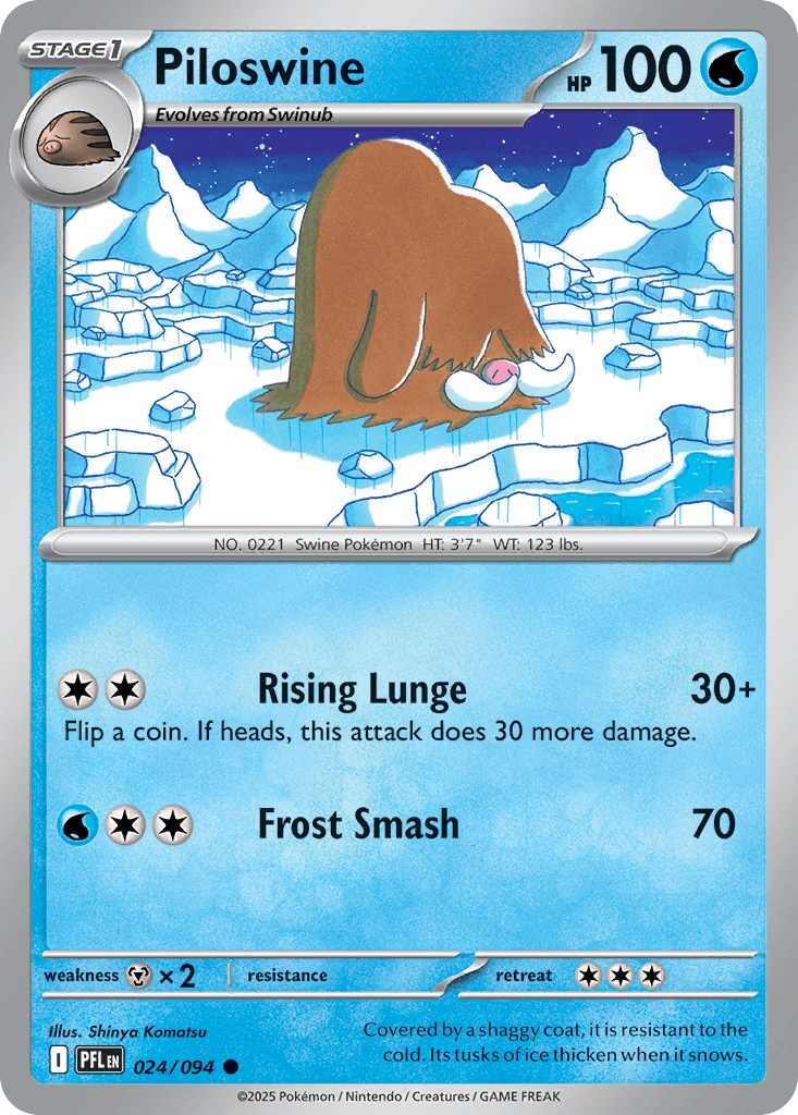 Piloswine Phantasmal Flames