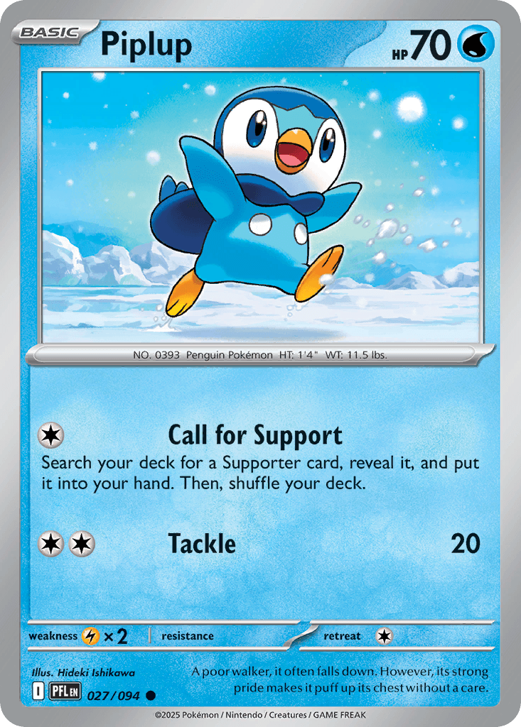 Piplup Phantasmal Flames