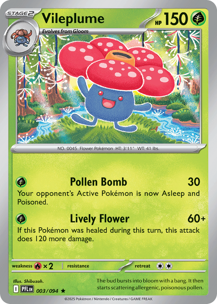 Vileplume Phantasmal Flames