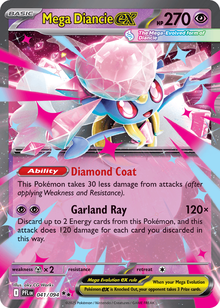Mega Diancie ex Phantasmal Flames