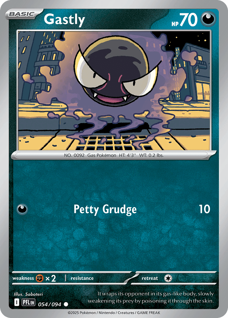 Gastly Phantasmal Flames