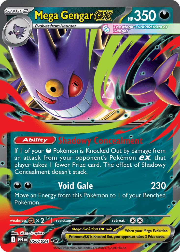 Mega Gengar ex Phantasmal Flames
