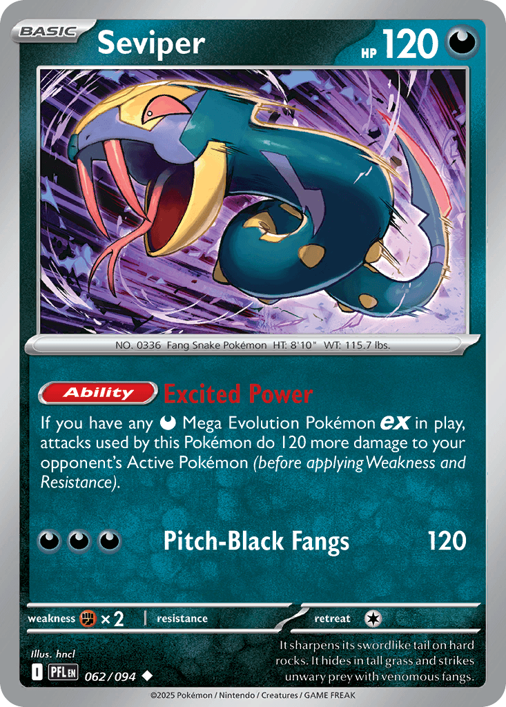 Seviper Phantasmal Flames