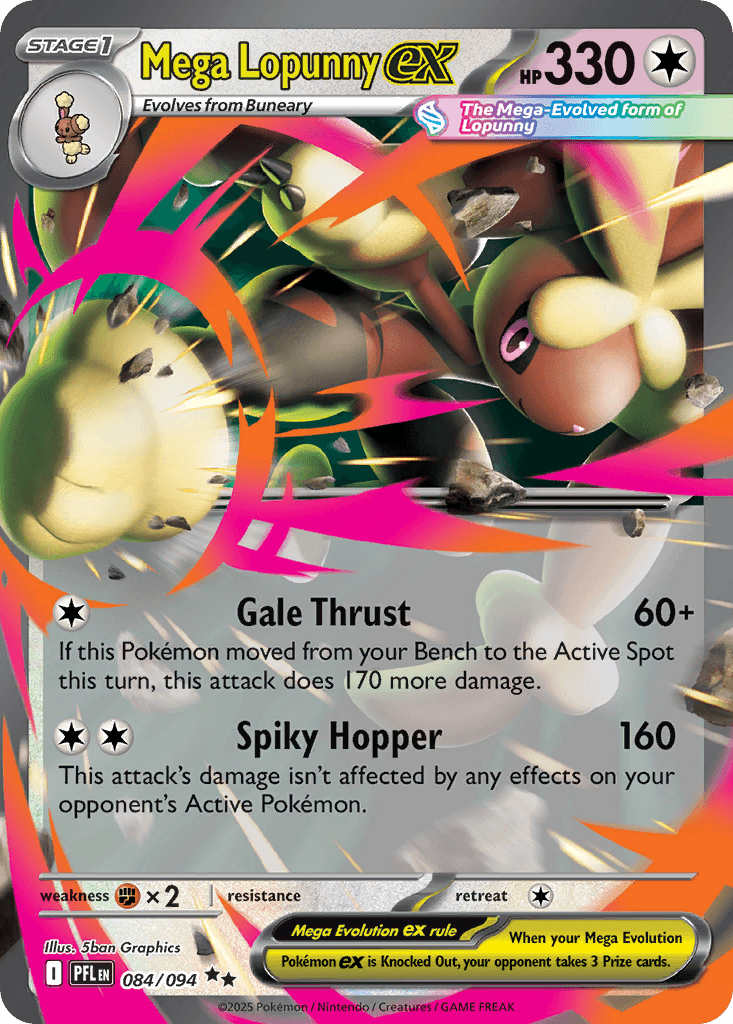 Mega Lopunny ex Phantasmal Flames