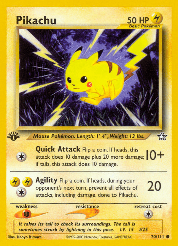 Pikachu Neo Genesis