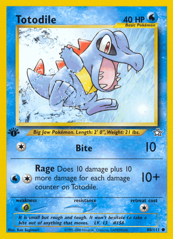 Totodile Neo Genesis