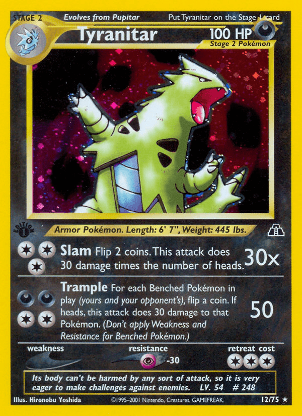 Tyranitar Neo Discovery
