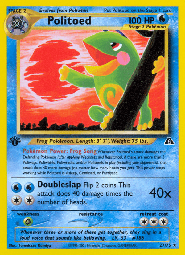 Politoed Neo Discovery