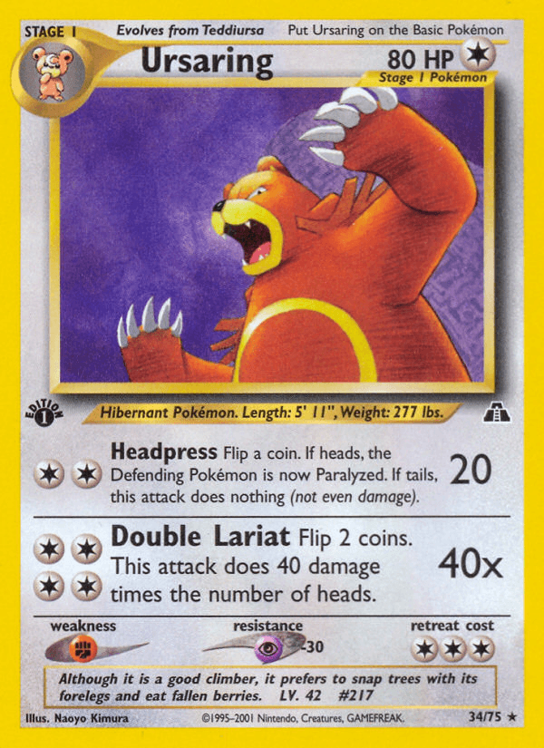 Ursaring Neo Discovery