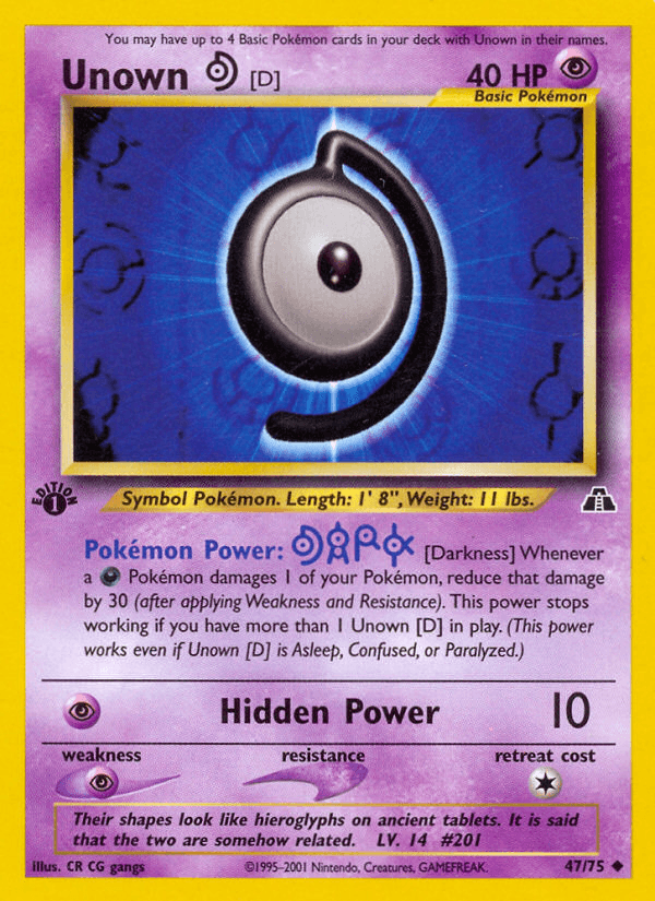 Unown [D] Neo Discovery