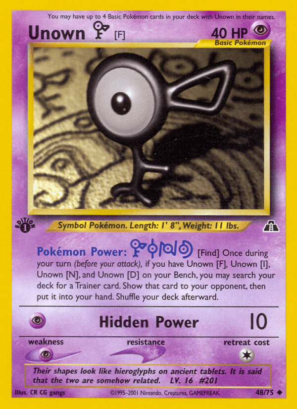 Unown [F] Neo Discovery