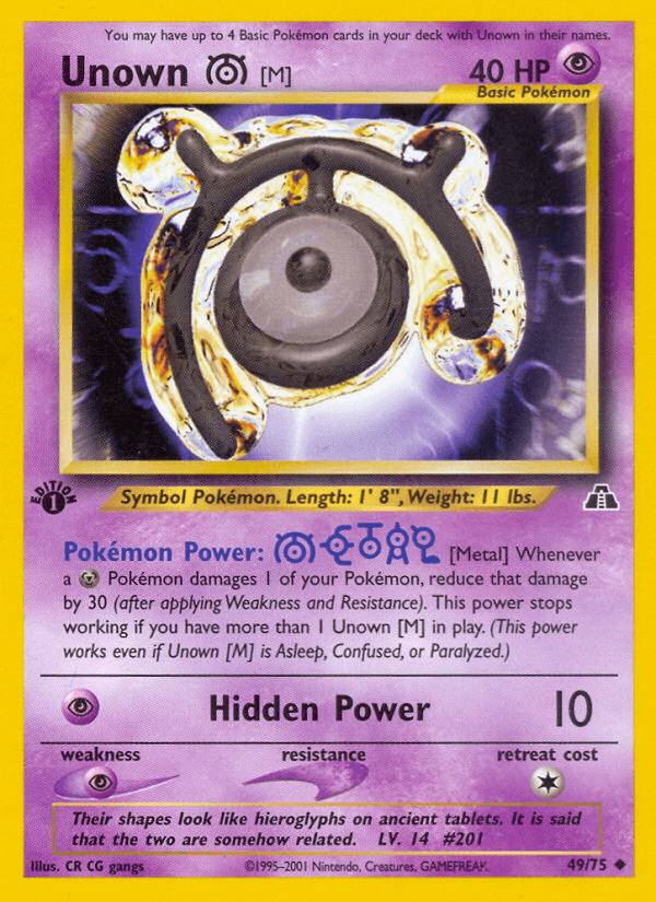 Unown [M] Neo Discovery