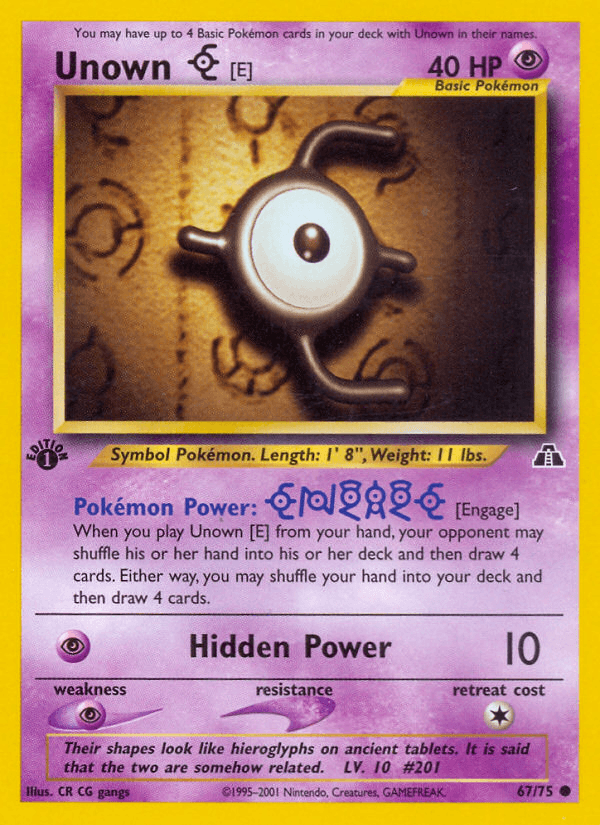 Unown [E] Neo Discovery
