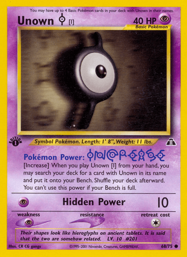 Unown [I] Neo Discovery