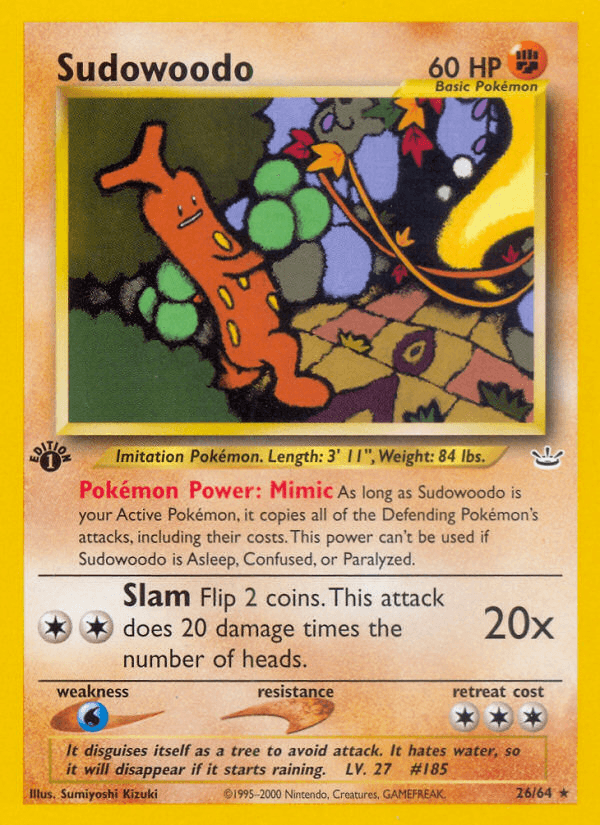 Sudowoodo Neo Revelation
