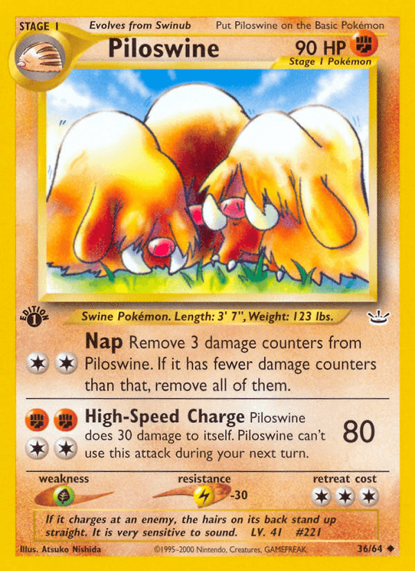 Piloswine Neo Revelation