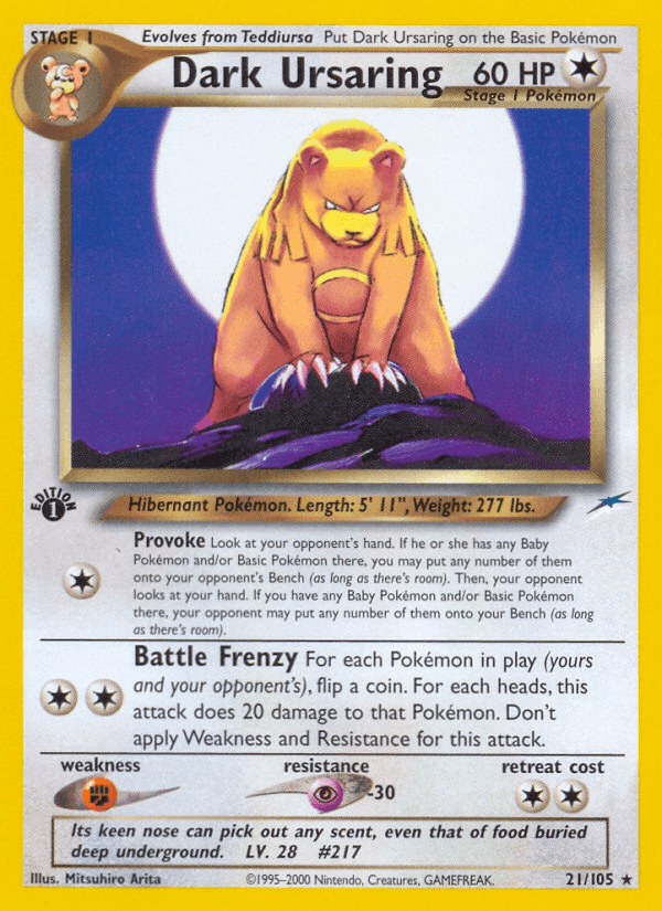 Dark Ursaring Neo Destiny