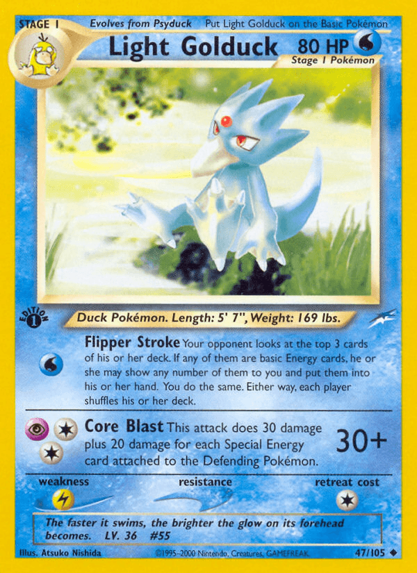 Light Golduck Neo Destiny