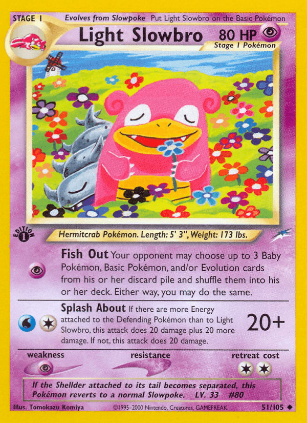Light Slowbro Neo Destiny