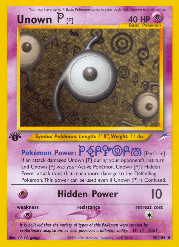 Unown [P] Neo Destiny