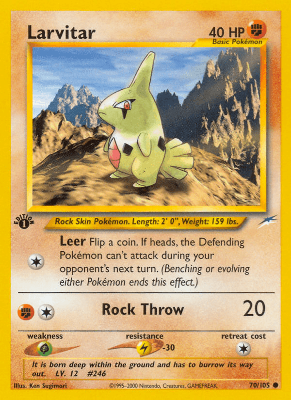 Larvitar Neo Destiny