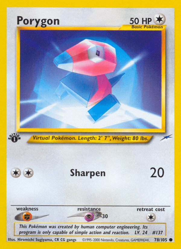 Porygon Neo Destiny