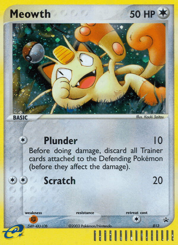Meowth Nintendo Black Star Promos