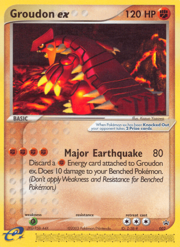 Groudon ex Nintendo Black Star Promos