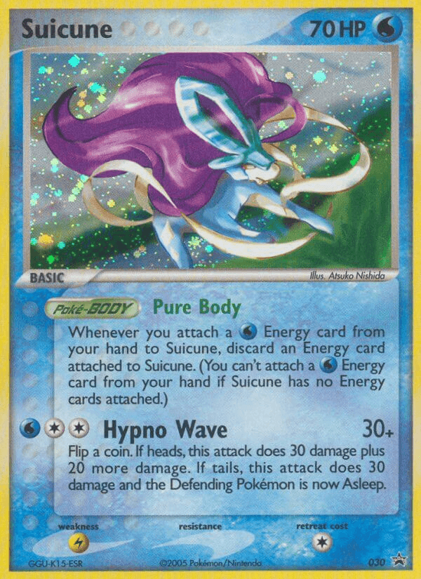 Suicune Nintendo Black Star Promos