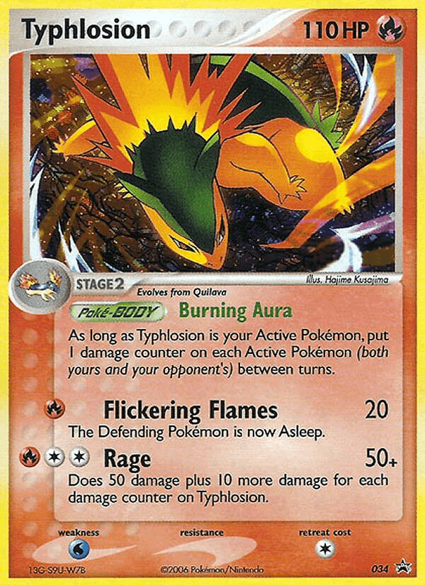 Typhlosion Nintendo Black Star Promos