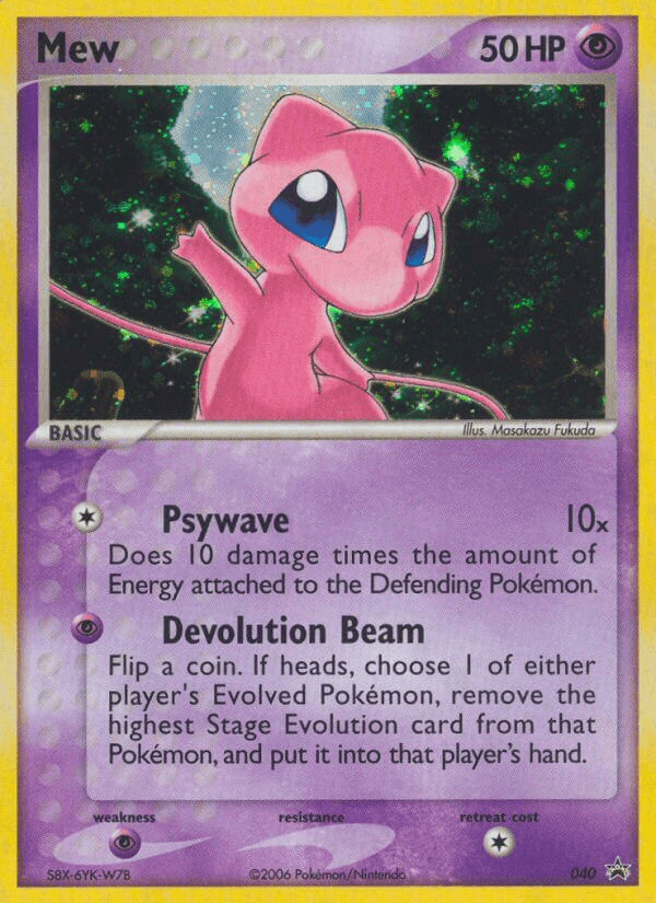 Mew Nintendo Black Star Promos
