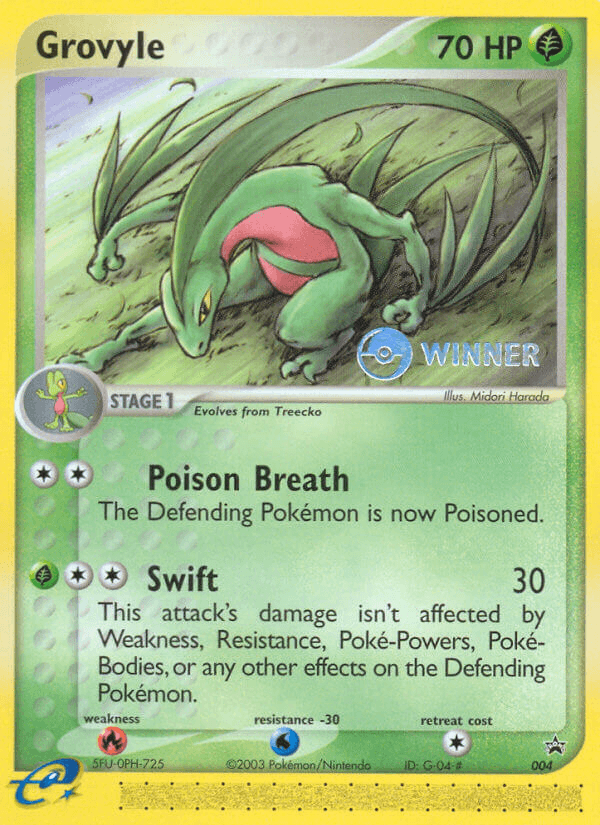 Grovyle Nintendo Black Star Promos