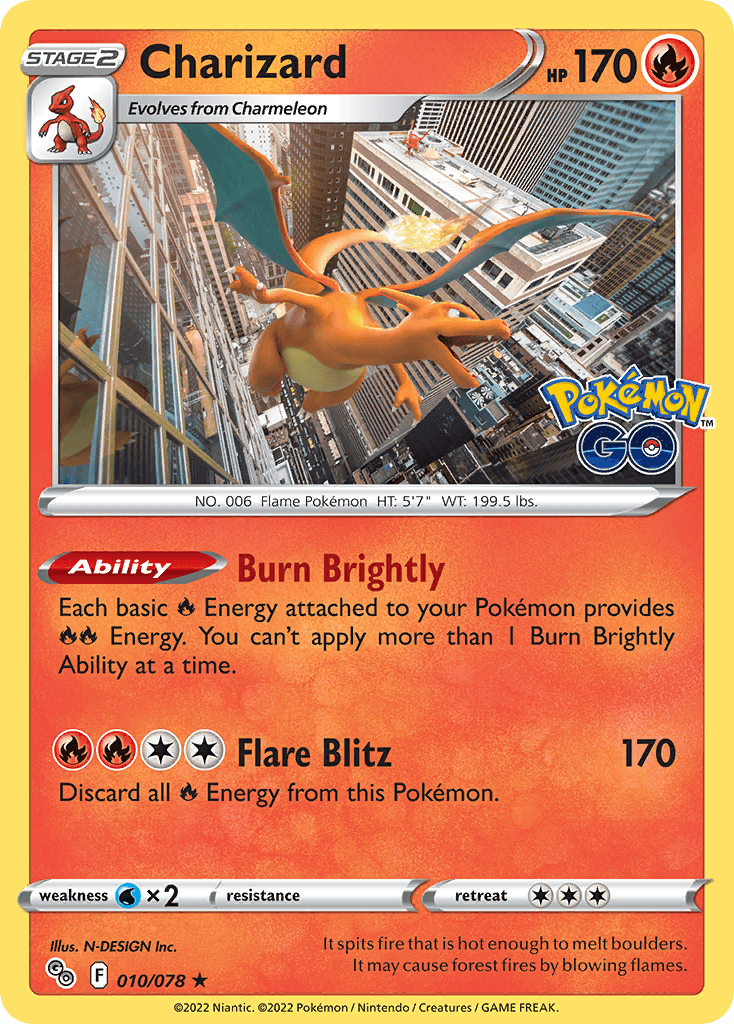 Charizard Pokémon GO