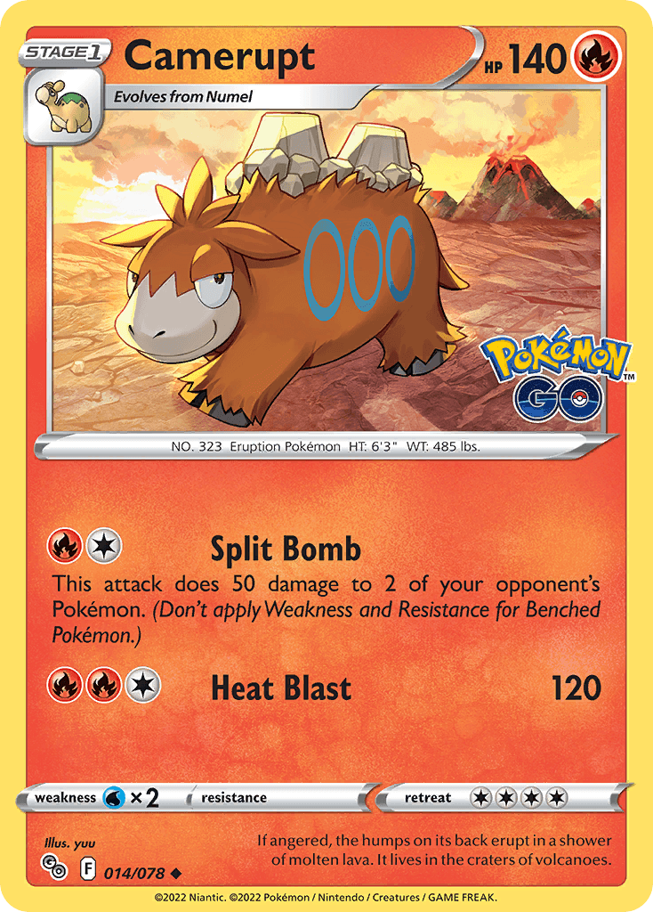 Camerupt Pokémon GO