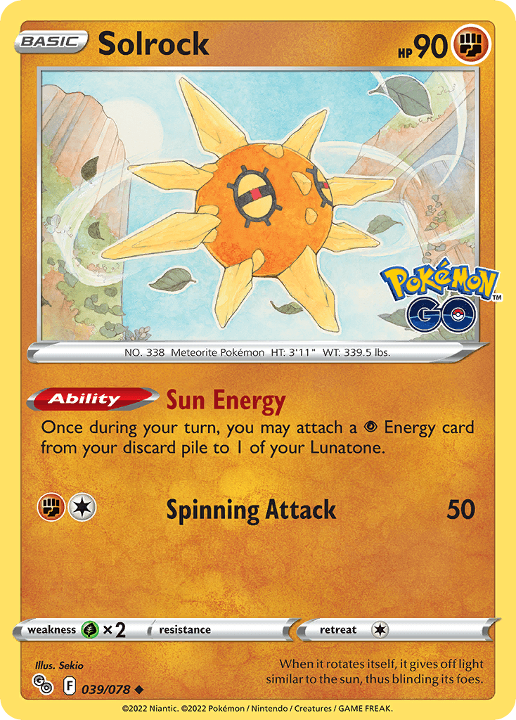 Solrock Pokémon GO