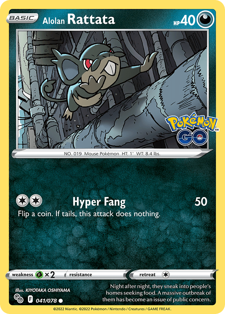 Alolan Rattata Pokémon GO