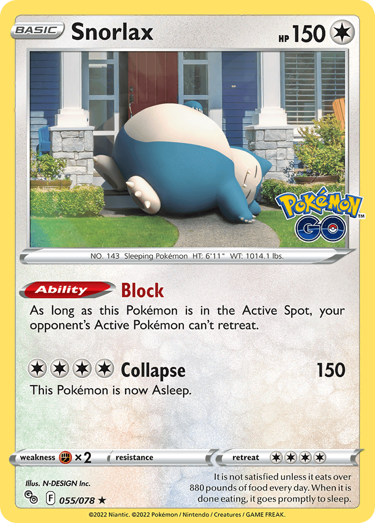 Snorlax Pokémon GO
