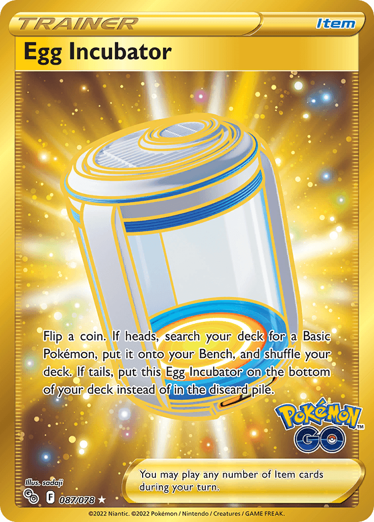 Egg Incubator Pokémon GO