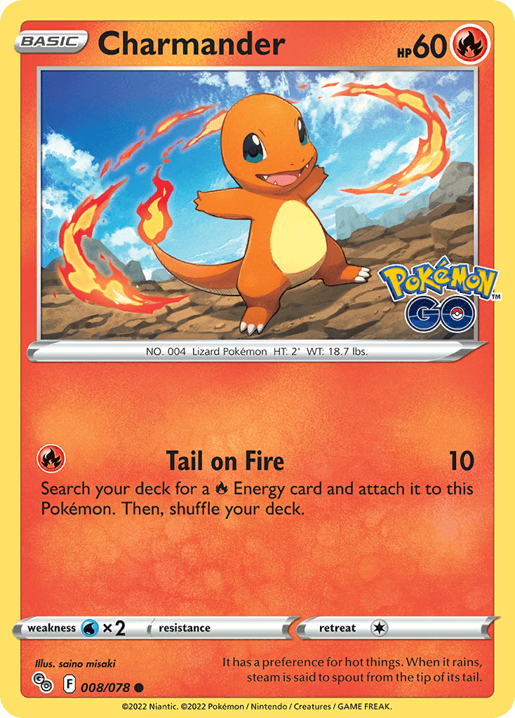 Charmander Pokémon GO