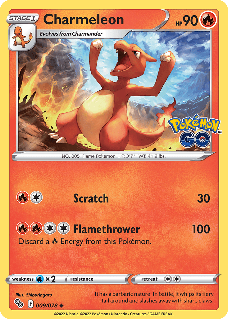 Charmeleon Pokémon GO